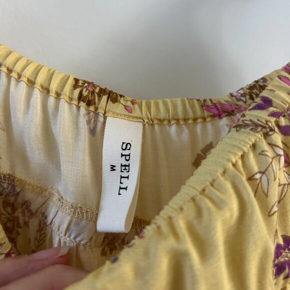 Spell Rebel Spirit Tassel Maxi Skirt Daffodil, Med - Picture 7 of 8